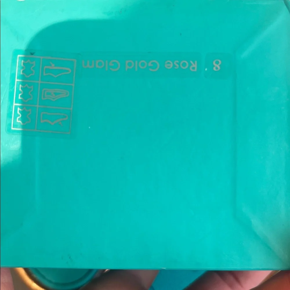 Tieks rose gold glam 8 NIB
